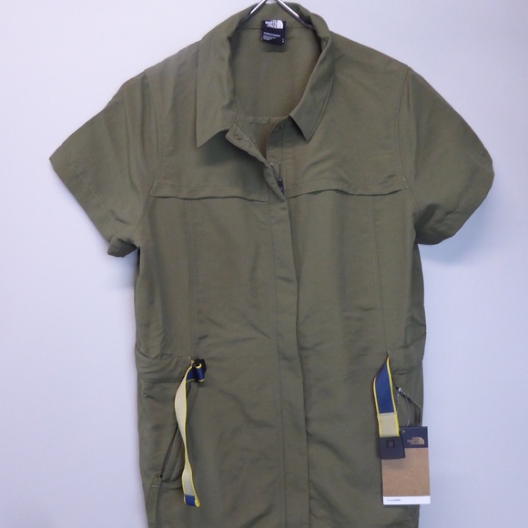 North Face Class V Belted Utility Zip Front Dress - Picture 10 of 12